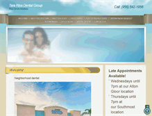 Tablet Screenshot of drtarariosdds.com
